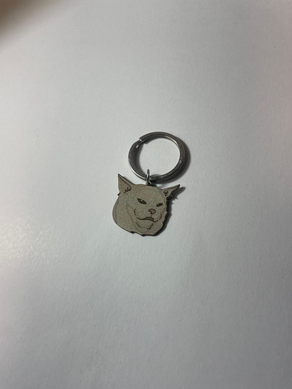 LMEOW Stainless Steel Keychain