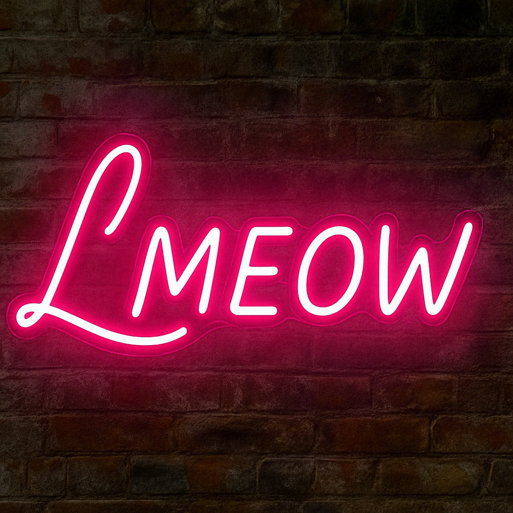 LMEOW Neon Sign
